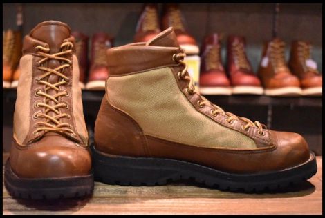 【7EE 良品 黒タグ】Danner ダナーライト 30420X 茶 ブラウン ゴアテックス GORE-TEX ビブラム 編み上げ レースアップ ブーツ HOPESMORE