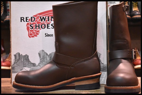 【8.5D 箱付 未使用 09年】レッドウィング 2967 エンジニア 茶 チョコレートクローム ブラウン ブーツ 2269 redwing HOPESMORE