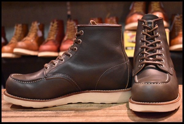 【7.5E 良品 14年】レッドウィング 8180 アイリッシュセッター 緑 カンガタン グリーン レースアップ ブーツ redwing HOPESMORE