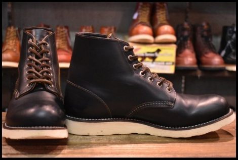 【10D 良品 12年】レッドウィング 9870 アイリッシュセッター ブラック クローンダイク プレーントゥ 黒 ブーツ redwing HOPESMORE