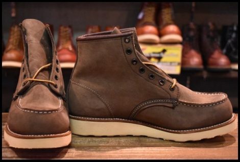 【8E DEAD サイド羽タグ 00年】レッドウィング 2877 アイリッシュセッター ヌバック 茶 ブラウン 編み上げ ブーツ redwing HOPESMORE