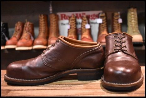 【9.5？ 良品】WESCO ウエスコ JHクラシックス オックスフォード ブラウン 短靴 ビブラム ジョンヘンリー ブーツ HOPESMORE