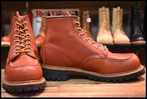 【8E 美品 16年】レッドウィング 8175 アイリッシュセッター 赤茶 オロラセット ビブラムソール ブーツ redwing HOPESMORE