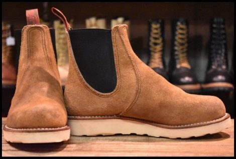 【4D 美品 08年】レッドウィング 8898 チェルシーランチャーブーツ ミュールスキナー 3192 サイドゴア redwing HOPESMORE