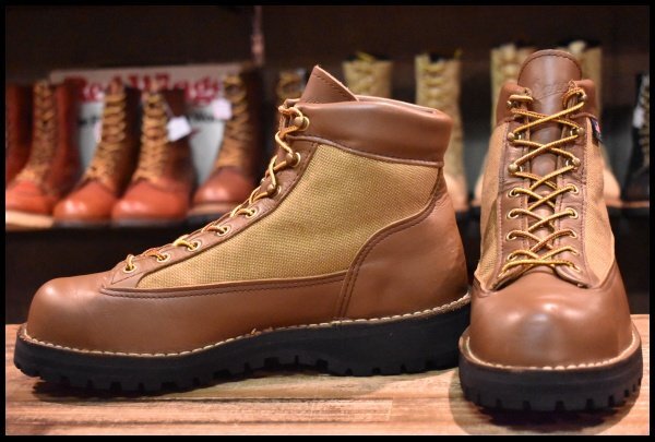 【8EE 良品 白タグ】Danner ダナーライト 30420X ブラウン ゴアテックス GORE-TEX ハイキング 編み上げ レースアップ ブーツ HOPESMORE