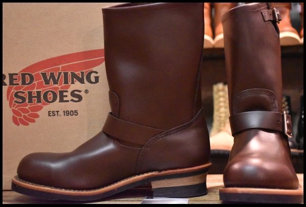 【9D 箱付 未使用 09年】レッドウィング 2269 エンジニア チョコレート クローム 茶 スチールトゥ ブーツ 2967 redwing HOPESMORE