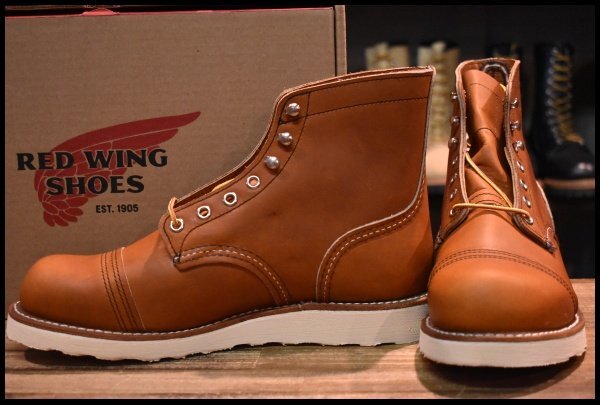 【8D 箱付 未使用 23年】レッドウィング 8089 アイアンレンジャー オロレガシー 茶 編み上げ レースアップ ブーツ redwing HOPESMORE