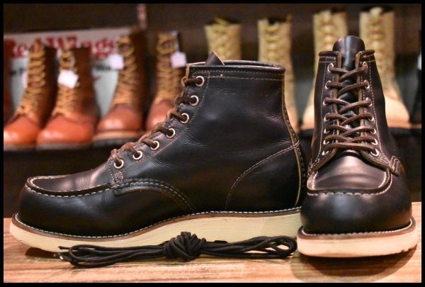 【7E 良品 19年】レッドウィング 9874 アイリッシュセッター ブラック クローンダイク モックトゥ 編み上げ ブーツ redwing HOPESMORE