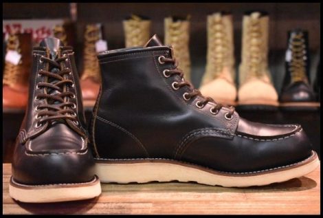 【7E 良品 19年】レッドウィング 9874 アイリッシュセッター ブラック クローンダイク モックトゥ 編み上げ ブーツ redwing HOPESMORE