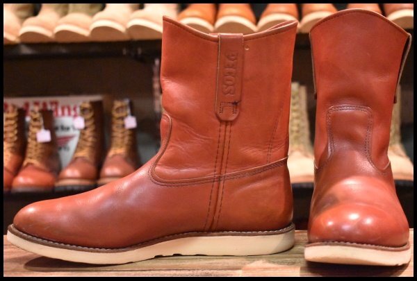 【11E 良品 13年】レッドウィング 8866 ペコス 赤茶 オロラセット クッションソール ブーツ redwing pecos HOPESMORE