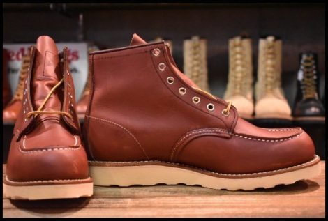 【9.5D 箱付 未使用 13年】レッドウィング 9106 アイリッシュセッター 赤茶 レッドブラウン モック ブーツ redwing 8875 HOPESMORE