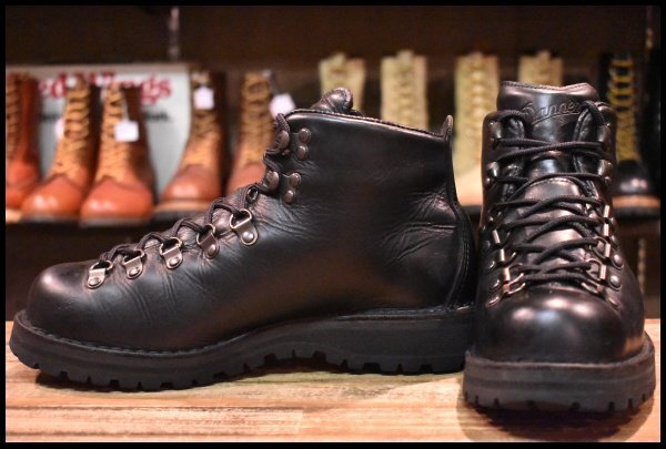 【7EE 良品 白タグ】Danner ダナー マウンテンライト ブラック 31530 ゴアテックス GORE-TEX ビブラム415 ブーツ HOPESMORE