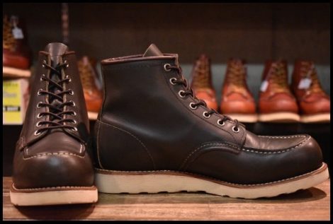 【9E 良品 14年】レッドウィング 8180 アイリッシュセッター 緑 カンガタン グリーン レースアップ ブーツ redwing HOPESMORE