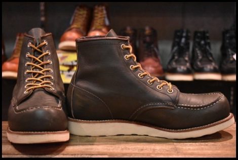 【8E 良品 14年】レッドウィング 8180 アイリッシュセッター 緑 カンガタン グリーン レースアップ ブーツ redwing HOPESMORE