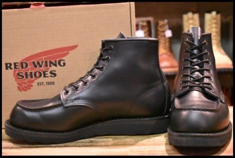 【8D 箱付 良品 SHIPS別注 20年】レッドウイング 8137 アイリッシュセッター 黒 ブラッククローム ブーツ redwing SHIPS HOPESMORE