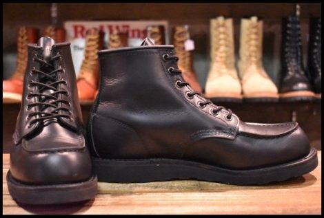 【8D 箱付 良品 SHIPS別注 20年】レッドウイング 8137 アイリッシュセッター 黒 ブラッククローム ブーツ redwing SHIPS HOPESMORE