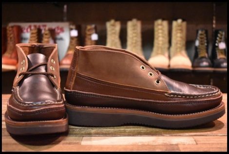 【7.5E 箱付 未使用】RUSSELL MOCCASIN ラッセルモカシン スポーティングクレーチャッカ 200-27WV マルチ 短靴 ブーツ HOPESMORE