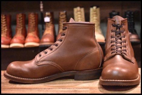 【8D 良品 100周年限定 04年】レッドウィング 8285 アイリッシュセッター ブラウン 編み上げ ブーツ redwing HOPESMORE