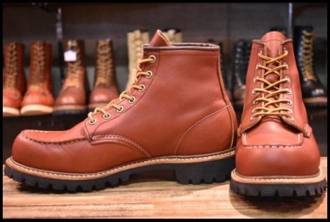 【9E 美品 16年】レッドウィング 8175 アイリッシュセッター 赤茶 オロラセット ビブラムソール ブーツ redwing HOPESMORE