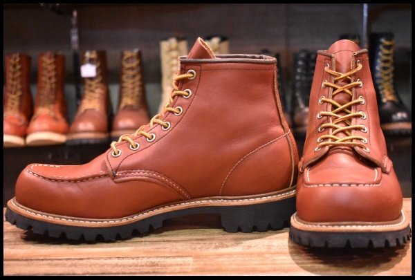 【9E 美品 16年】レッドウィング 8175 アイリッシュセッター 赤茶 オロラセット ビブラムソール ブーツ redwing HOPESMORE