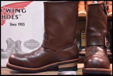 【8D 箱付 美品 09年】レッドウィング 2269 エンジニア チョコレート クローム ブラウン スチールトゥ ブーツ 2967 redwing HOPESMORE