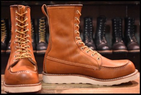 【9D 美品 23年】レッドウィング 877 ロング アイリッシュセッター オロレガシー モックトゥ 編み上げ ブーツ redwing HOPESMORE