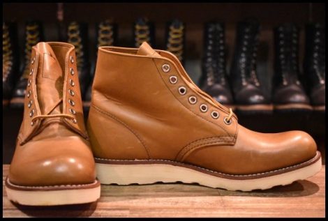 【9D 未使用】レッドウィング 9107 アイリッシュセッター ブラウン オロイジナル プレーントゥ 編み上げ ブーツ redwing HOPESMORE