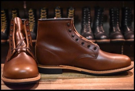 【10D 箱付 未使用 24年】レッドウィング 9422 ベックマン シガー エクスカリバー プレーントゥ 9016 9416 ブーツ redwing HOPESMORE