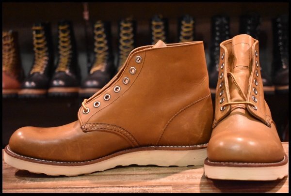 【9D 未使用】レッドウィング 9107 アイリッシュセッター ブラウン オロイジナル プレーントゥ 編み上げ ブーツ redwing HOPESMORE