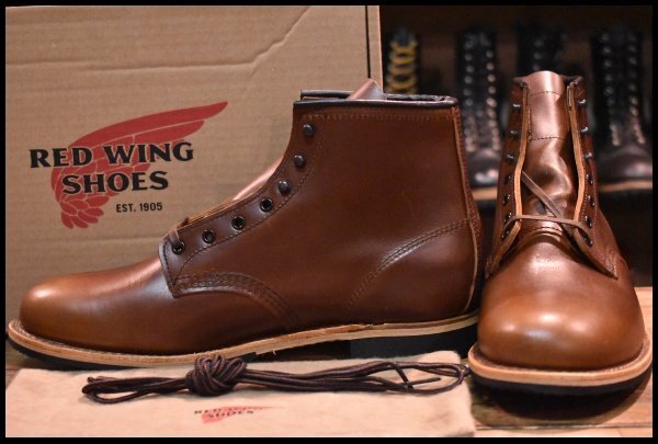 【10D 箱付 未使用 24年】レッドウィング 9422 ベックマン シガー エクスカリバー プレーントゥ 9016 9416 ブーツ redwing HOPESMORE