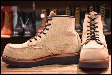 【7.5E 良品 08年 カスタム】レッドウィング 8173 スエード アイリッシュセッター ホーソーン ラフアウト ブーツ redwing HOPESMORE