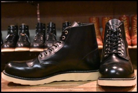 【9D 良品 FREAK’S STORE別注 17年】レッドウィング 8823 アイリッシュセッター 黒 ガラスレザー ブラック ブーツ redwing HOPESMORE