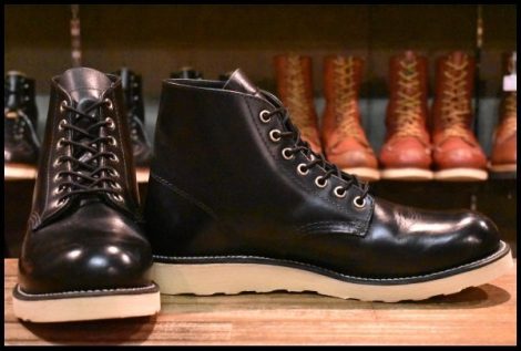 【9D 良品 FREAK’S STORE別注 17年】レッドウィング 8823 アイリッシュセッター 黒 ガラスレザー ブラック ブーツ redwing HOPESMORE