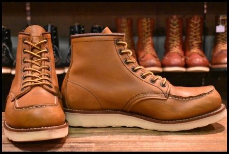 【7.5E 良品 11年】レッドウィング 875 アイリッシュセッター 茶 オロイジナル モックトゥ レースアップ ブーツ redwing HOPESMORE