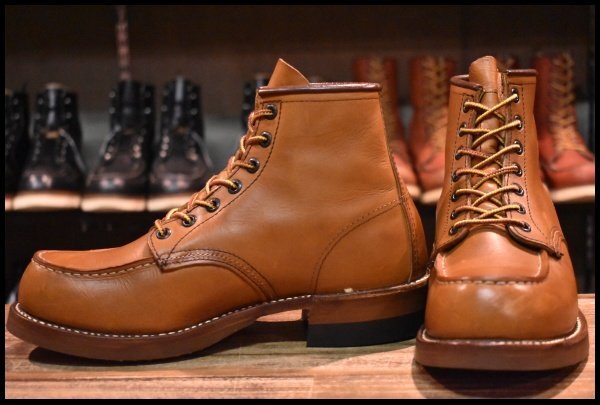 【7D 良品 09年 ビブラムカスタム】レッドウィング 875 アイリッシュセッター 茶 オロイジナル レースアップ ブーツ redwing HOPESMORE