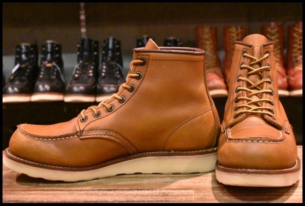 【7.5E 良品 11年】レッドウィング 875 アイリッシュセッター 茶 オロイジナル モックトゥ レースアップ ブーツ redwing HOPESMORE