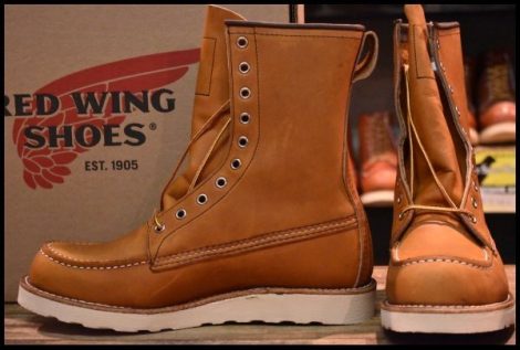 【8.5D 未使用 21年】レッドウィング 877 ロング アイリッシュセッター オロレガシー モックトゥ 編み上げ ブーツ redwing HOPESMORE