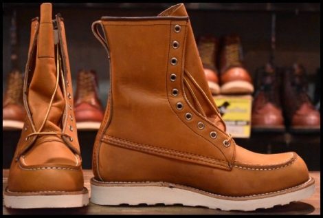 【8.5D 未使用 21年】レッドウィング 877 ロング アイリッシュセッター オロレガシー モックトゥ 編み上げ ブーツ redwing HOPESMORE