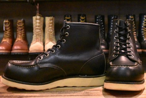 【8.5EE 良品 羽タグ】レッドウィング 8130 アイリッシュセッター 黒 ブラッククローム モックトゥ 8179 ブーツ redwing HOPESMORE