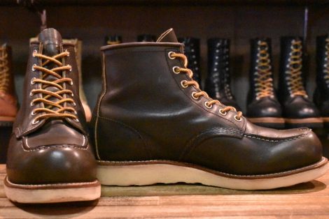 【7.5E 良品 14年】レッドウィング 8180 アイリッシュセッター 緑 カンガタン グリーン レースアップ ブーツ redwing HOPESMORE