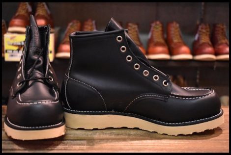 【7E DEAD Y’s別注 02年】レッドウィング 8179 アイリッシュセッター 黒 ブラッククローム モックトゥ ブーツ redwing HOPESMORE