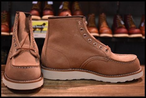 【7D 箱付 未使用 23年】レッドウィング 8208 アイリッシュセッター ダスティローズ ラフアウト ピンク ブーツ redwing HOPESMORE