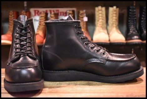 【8D 箱付 良品 SHIPS別注 20年】レッドウイング 8137 アイリッシュセッター 黒 ブラッククローム ブーツ redwing SHIPS HOPESMORE