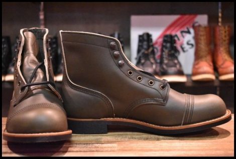 【9.5D 箱付 未使用 24年】レッドウィング 8078 アイアンレンジャー グリーン アルパイン ポーテージ 緑 ブーツ redwing HOPESMORE