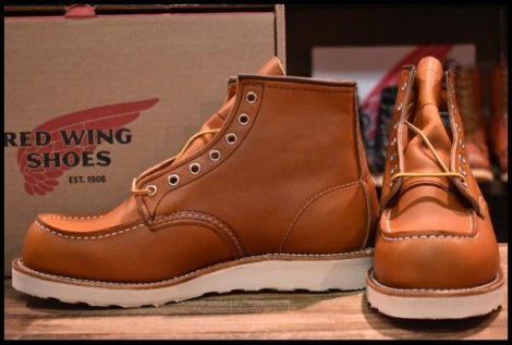 【9E 箱付 未使用 23年】レッドウィング 875 アイリッシュセッター 茶 オロレガシー モックトゥ レースアップ ブーツ redwing HOPESMORE