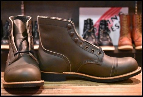 【9D 箱付 未使用 24年】レッドウィング 8078 アイアンレンジャー グリーン アルパイン ポーテージ キャップトゥ ブーツ redwing HOPESMORE