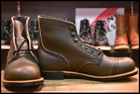 【8D 箱付 未使用 24年】レッドウィング 8078 アイアンレンジャー グリーン アルパイン ポーテージ キャップトゥ ブーツ redwing HOPESMORE