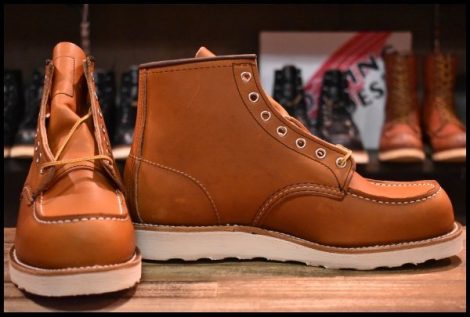 【9E 箱付 未使用 23年】レッドウィング 875 アイリッシュセッター 茶 オロレガシー モックトゥ レースアップ ブーツ redwing HOPESMORE