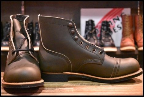 【8.5D 箱付 未使用 24年】レッドウィング 8078 アイアンレンジャー グリーン アルパイン ポーテージ 緑 ブーツ redwing HOPESMORE