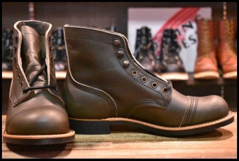 【7D 箱付 未使用 24年】レッドウィング 8078 アイアンレンジャー グリーン アルパイン ポーテージ キャップトゥ ブーツ redwing HOPESMORE